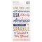 American Crafts Flags And Frills Thickers Stickers 109/Pkg-Gold Foil Phrase